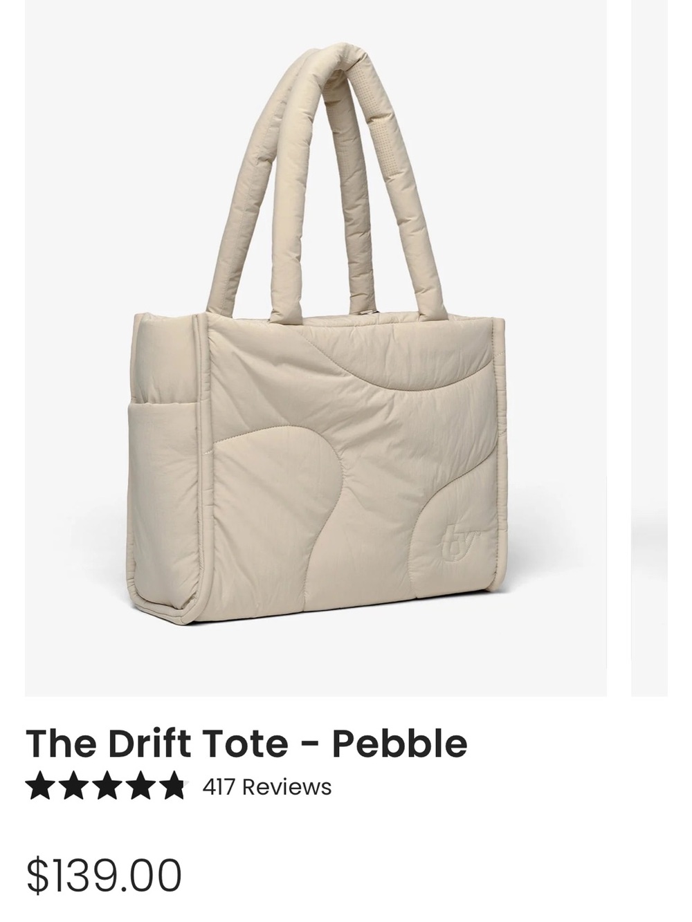 BNWT The Drift Tote